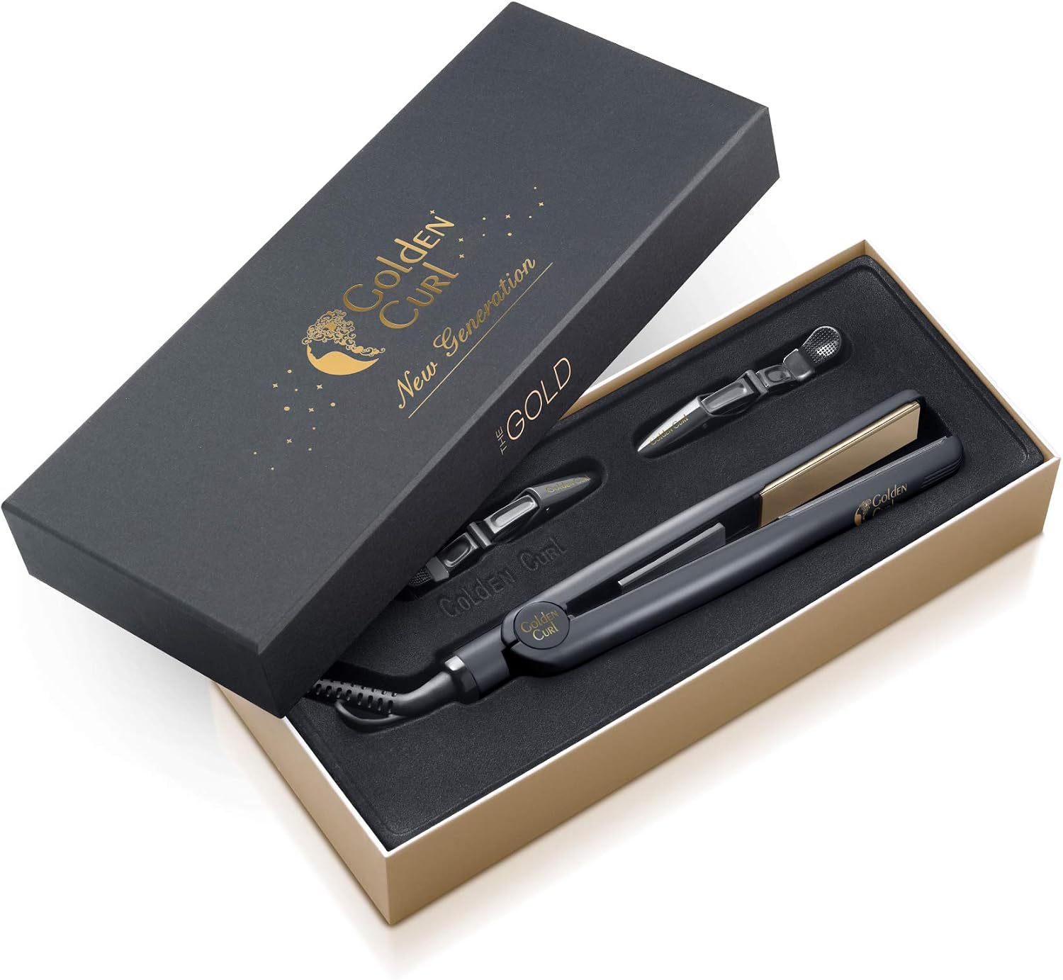 Golden Curl Hair Straightener Flat Iron Styler, 5 Year Peace of Mind - Image 3