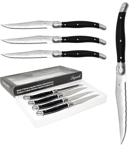 Coffret 6 couteaux steak C. Dozorme Le Capucin - noir