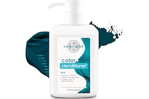 Keracolor Clenditioner TEAL Hair Dye - Semi Permanent Hair Color Depositing Conditioner, Cruelty-free, 12 Fl. Oz.