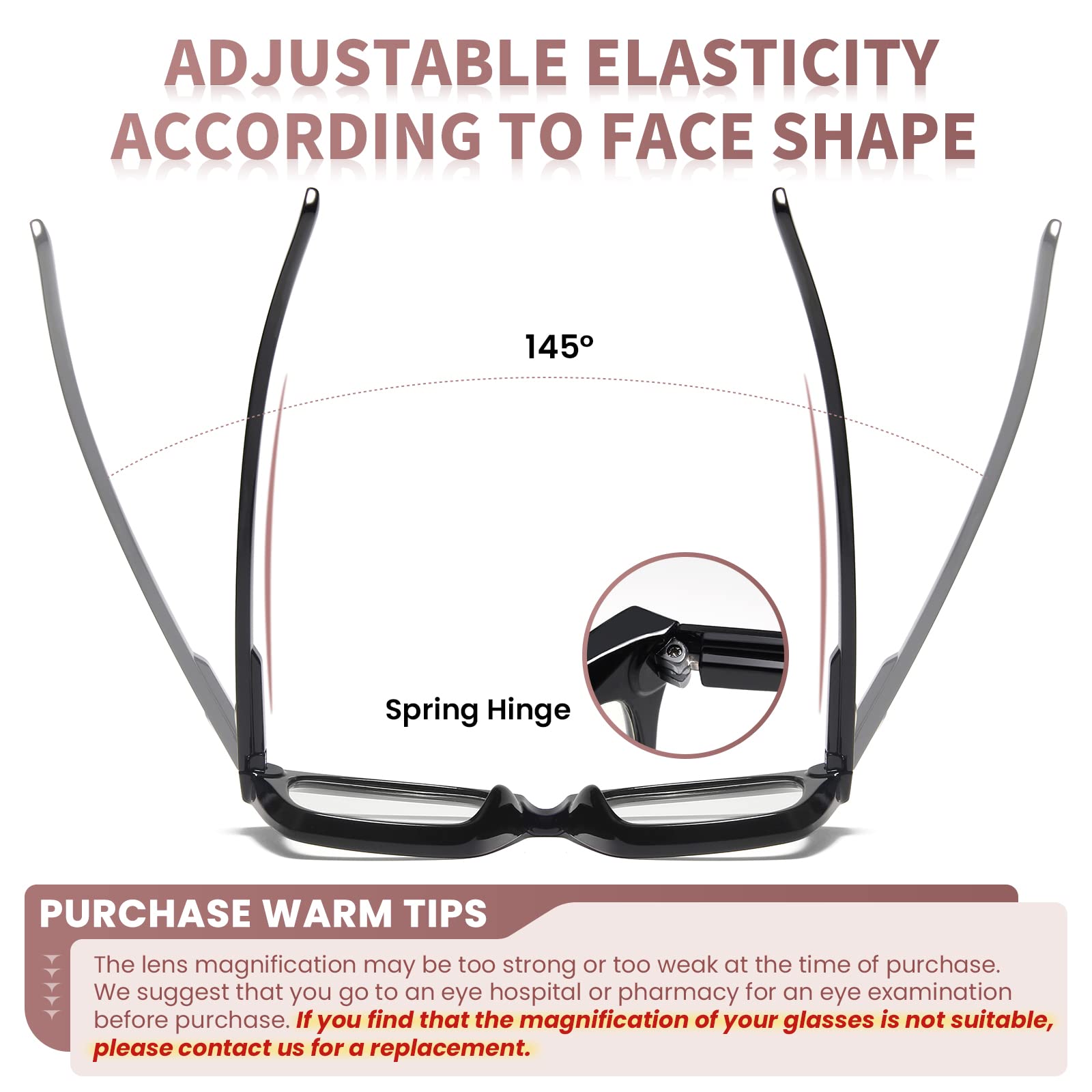 miyya Fashion Reading Glasses for Women,Oprah Style