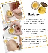 Kzlibkon 2PCS Bee Lip Balm Honey Pot Propolis Moisturizing Dry Cracked Lip Scrub view 5