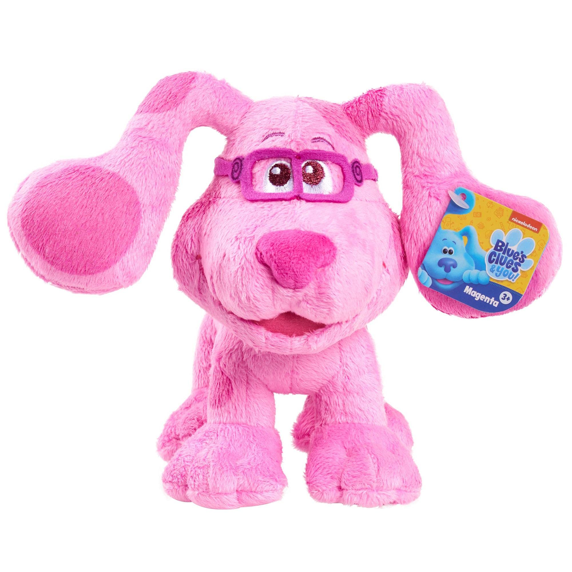 Blues Clues Famosa Basic Plush, Size 19 cm, Magenta, for All Ages (BLU00110)