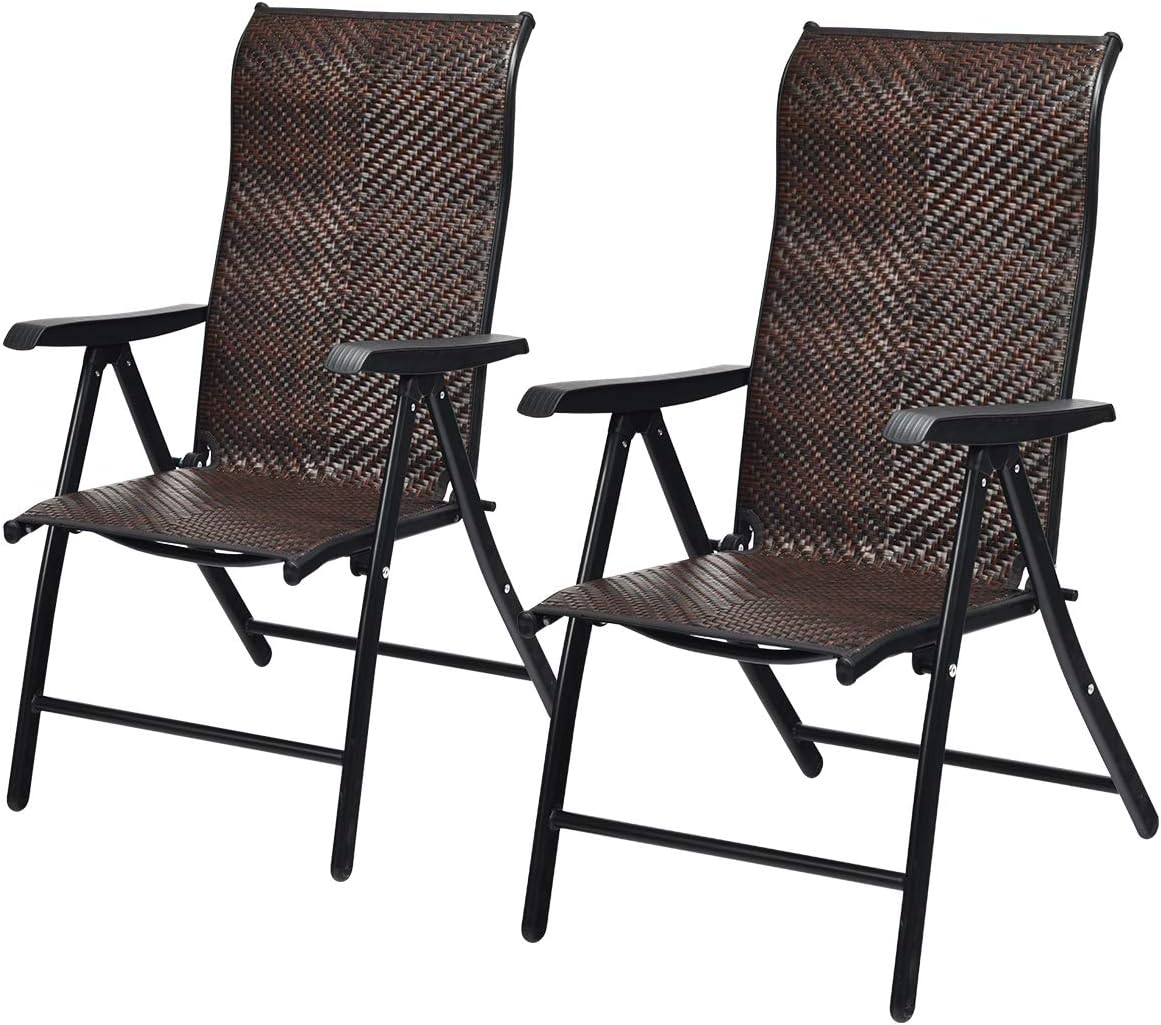foldable rattan chairs