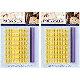 Tool Gadget Cookie Stamps, 2 Pack Number Alphabet Stamps for Cookie, Biscuit, Fondant