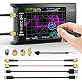 Upgraded NanoVNA-H4 Vector Network Analyzer V4.3, Elikliv 10KHz-1.5GHz HF VHF UHF Antenna Analyzer Measuring S Parameters, Voltage Standing Wave Ratio, Phase, Delay, Smith Chart, 4" Screen