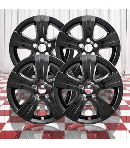 Nationwide Hubcaps Inc Black 17 Wheel Skins For 2022-2023 Jeep Compass Latitude – Set Of 4