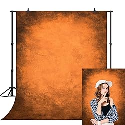 CapiSco 5X7FT Vintage Orange Gradient Art