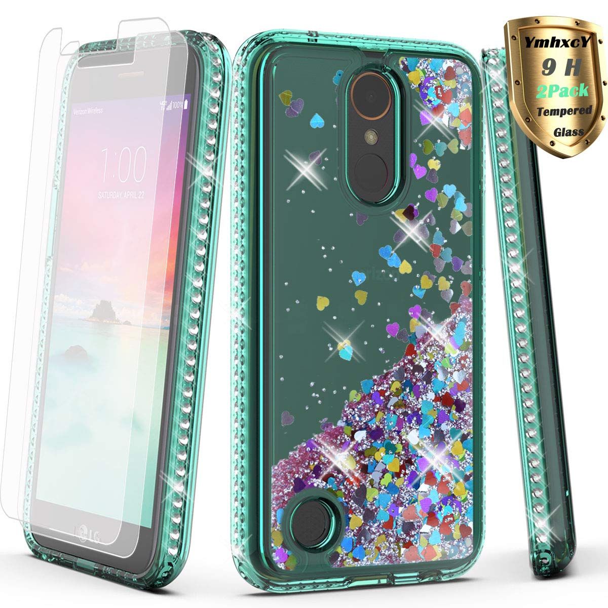 Best Lg K20 Plus Case Glitter Liquid