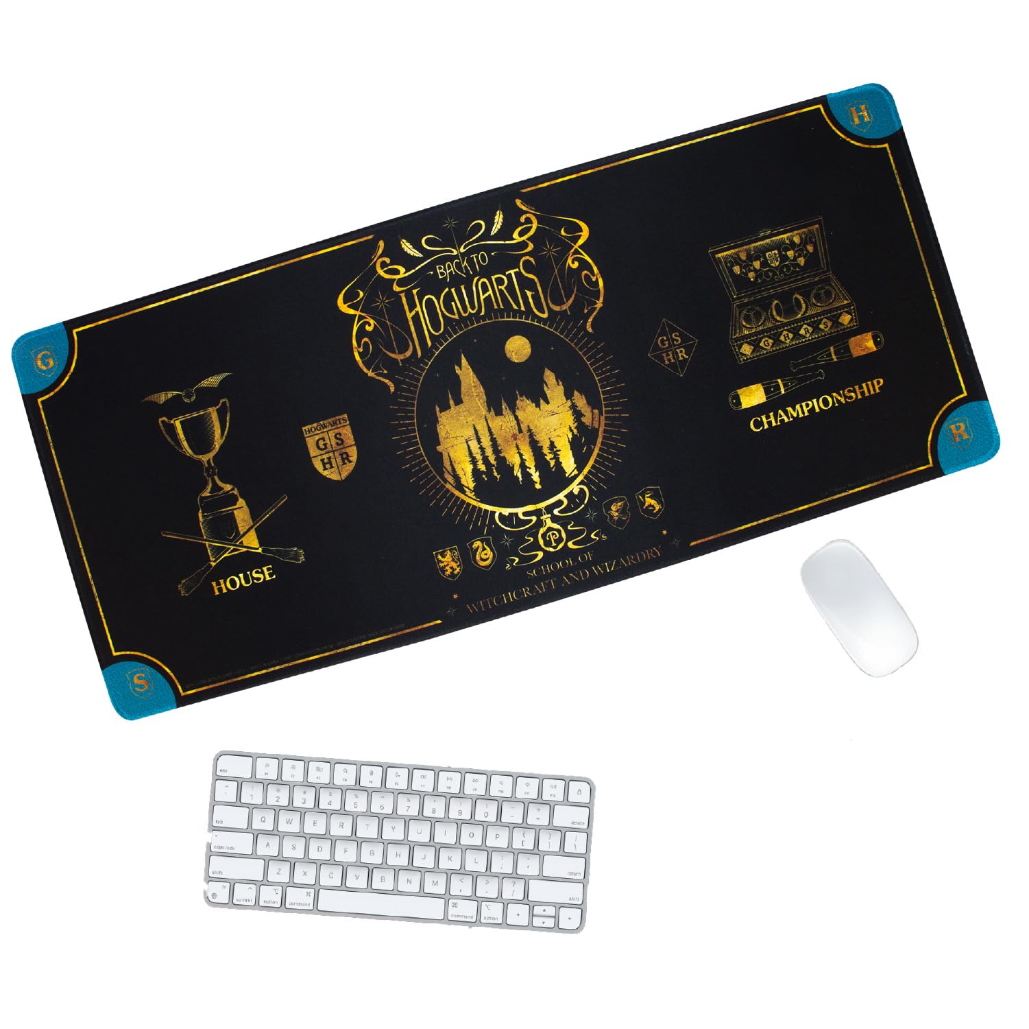 Harry Potter Jumbo Desk Mat - Adult Large 70 x 30 Centimetres Gaming Desk Pad