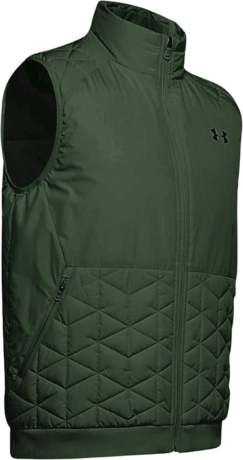 Under Armour Men's ColdGear Reactor Performance Storm Vest Olive (L
