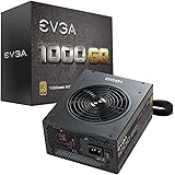 EVGA 1000 GQ, 80+ Gold 1000W, Semi Modular, ECO Mode, 5 Year Warranty, Power Supply 210-GQ-1000-V1