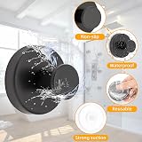 Bafiwu 2PCS Stainless Steel Suction Hooks Shower Bathroom Adhesive Hooks view 3