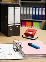 Noti Eastlight A4 Lever Arch Files Pack of 3 Black White view 7