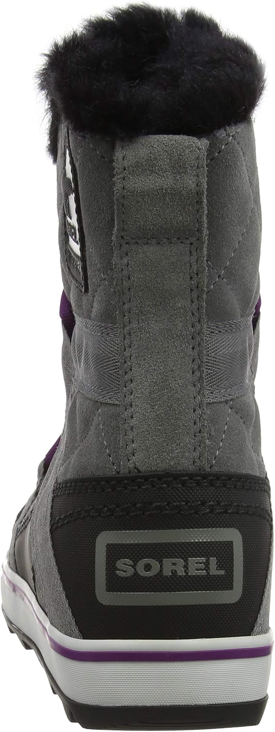  | Sorel Women's Glacy Explorer Shortie Snow Boot, quarry, 7 M US | Snow Boots