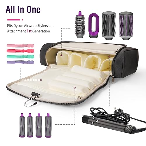 Verkinly Travel Case for Dyson Airwrap Complete Styler