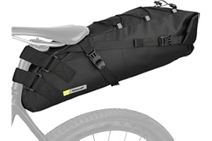 Rhinowalk Waterproof Bike Saddle Bag 13L - Under Seat Storage for Mountain Road Biking and Commuting Trips
