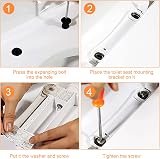 Fozuanei 4x Universal Toilet Seat Screws Fittings WC Blind Hole Hinges Bolts view 5