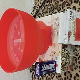Lékué Recipiente para cocinar Palomitas, Rojo, 20 cm: Amazon.es: Hogar