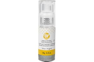 Wilton Edible Silver Glitter Spray, 0.35 oz.