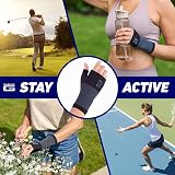 Neo G Wrist and Thumb Support - Arthritis Pain Relief Sleeve S Black view 4