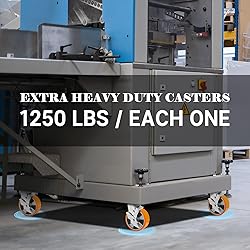 W B D WEIBIDA 6 Inch Industrial Grade Casters with
