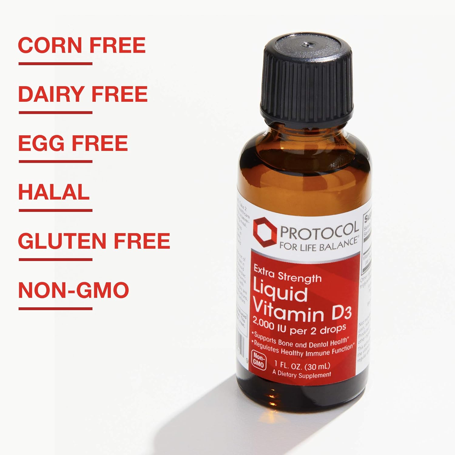 Protocol For Life Balance - Liquid Vitamin D-3 2,000 IU ...