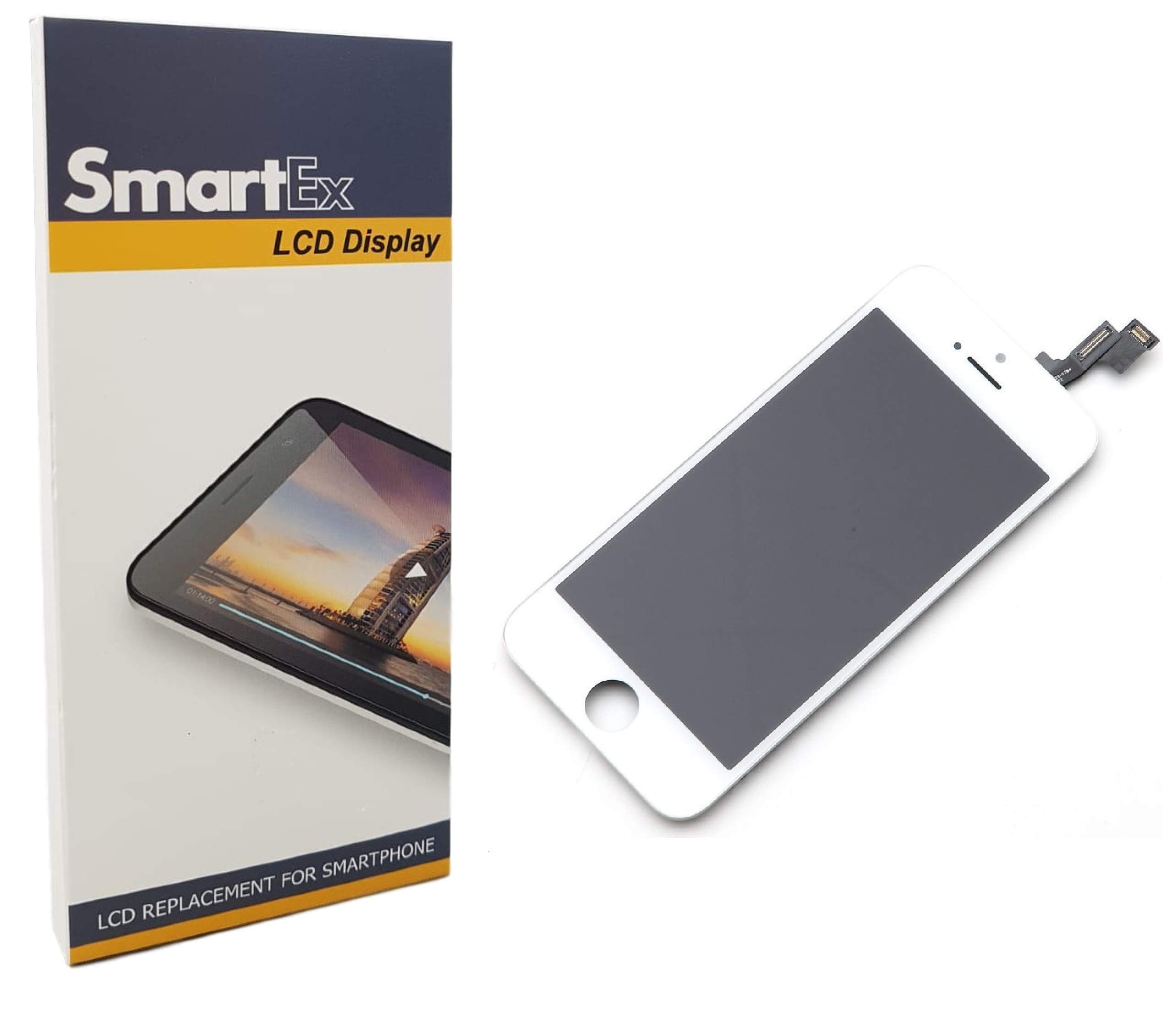 Smartex NEW LCD Display White compatible with iPhone 5S / Retina Display LCD and Glass Touch Screen