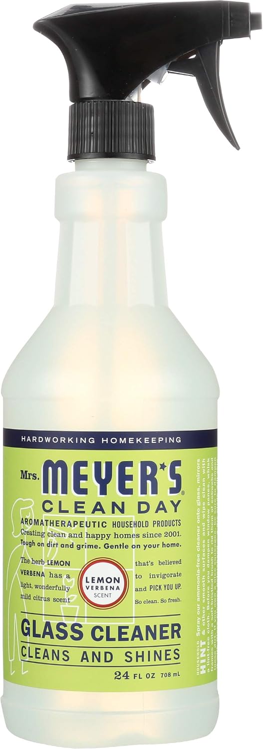 Mrs. Meyer's Clean Day Glass Cleaner, Lemon Verbena, 24-Ounce