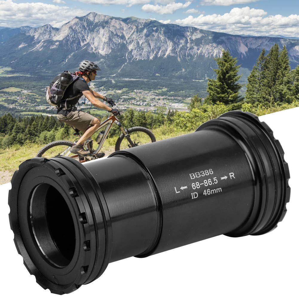 VGEBY Bottom Bracket, Smooth Performance, Frame Shell, BB386EVO/PF30 Sizes, 68/73/86mm, 46mm Shell Diameter, Black, for Mountain Bikes, Road Bikes, and Frames