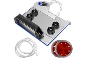 AQEENURA 45 Degree Tile Chamfering Tool - Angle Grinder Stand Tile Cutter Tool Attachment for 45 Chamfer Cutting, Compatible with 100-type Angle Grinders