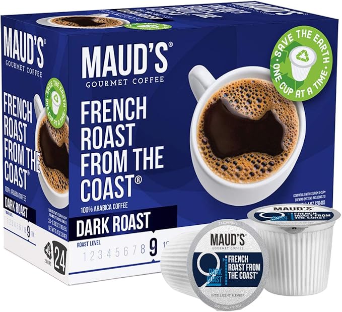 Maud's French Roast Coffee (French Roast from The Coast), 24ct