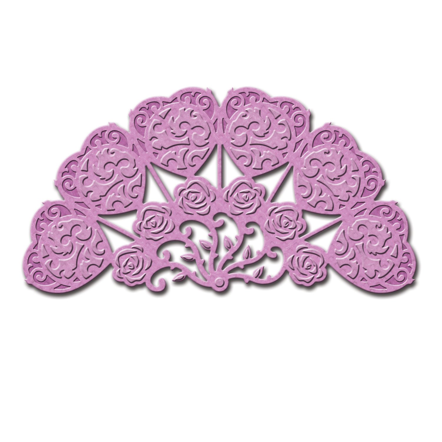 Spellbinders "Victorian Fan" D-Lites Dies, Brown