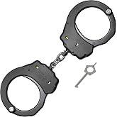 ASP Ultra Double-Locking Chain Handcuffs, Forged Aluminum Handcuffs, Professional Cuffs for Tactical Gear, Aluminum, 1 Pawl