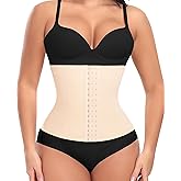 Ganado Waist Trainer for Women Corset Shapewear Tummy Control Waist Cincher Underbust Postpartum Girdle Body Shaper