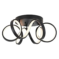 artika Swirl Ribbon 28W LED Modern Flush Mount