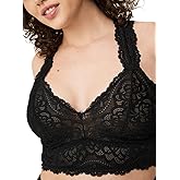Torrid Women's Plus Size Unlined Lace Racerback Bralette