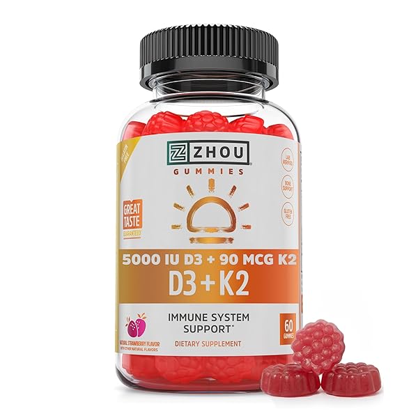 ZHOU D3+K2 – VITAMIN D3 K2 SUPPLEMENT FOR...