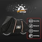Zettum 3-Bike Full Cover 203x114x127cm 600D PU Waterproof Outdoor view 5