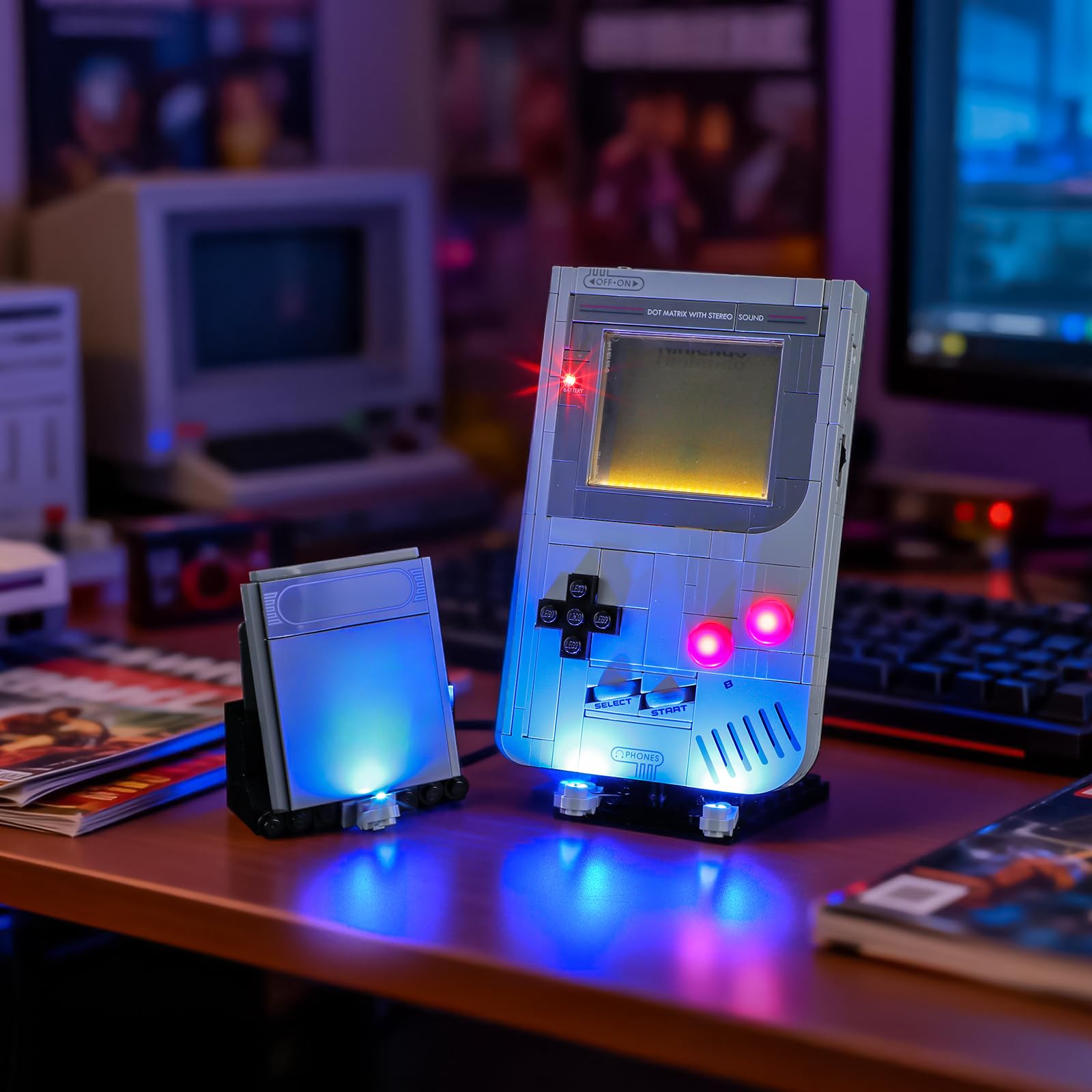 BRIKSMAX 2.0 Light Kit Compatible with Lego Super Mario Game Boy 72046 Building Sets - Original LED Lighting Kits (Accessories Only) for Display, Gifts & Collectors