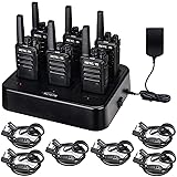 Retevis RT68 Walkie Talkies with Earpiece, Portable