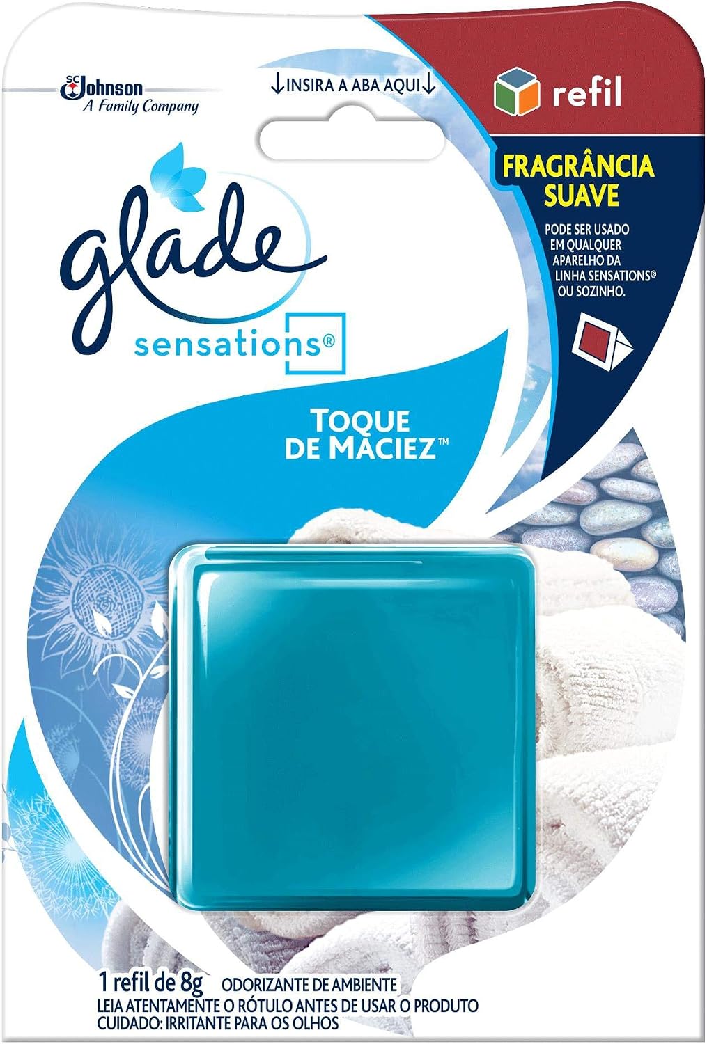Refil Elet.Glade 8gr Sens.Maciez/Campo (7894650000540)