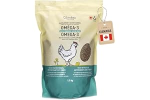 Camelina Seeds for Laying Hens by Olimega Farm | Poultry Supplement High in Omega-3 | for Overall Health | Maintains Healthy 