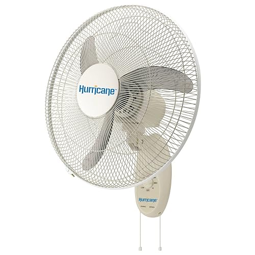 Hurricane Wall Mount Fan 18 Inch Supreme Series Wall Fan with 90