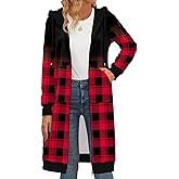 Zeagoo Women's Zip Up Hoodies Oversized Fleece Long Tunic Sweatshirts Casual Long Sleeve 2024 Fall Hoodie Jacket Coat