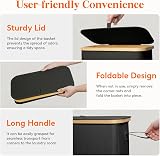 Lifewit 50L Slim Laundry Basket with Lid Narrow Foldable With Removable Bag view 5