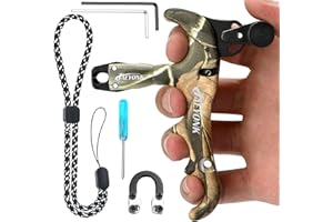 TAEYONK Bow Release for Compound Bow,Aluminum 360°Rotatable,Archery Release Trigger,for Both Right and Left Handers,for Both Youth and Adults,Adjustable Sensitivity and Angle,Tool Included