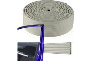 Innconee Garage Wall Protector, 19.7ft x 3.15in Garage Car Door Protector Waterproof Anti-Scratch Wall Bumper Guard Self Adhesive Rubber Strip for Warehouse Car Doors Parking Assist (Gray)