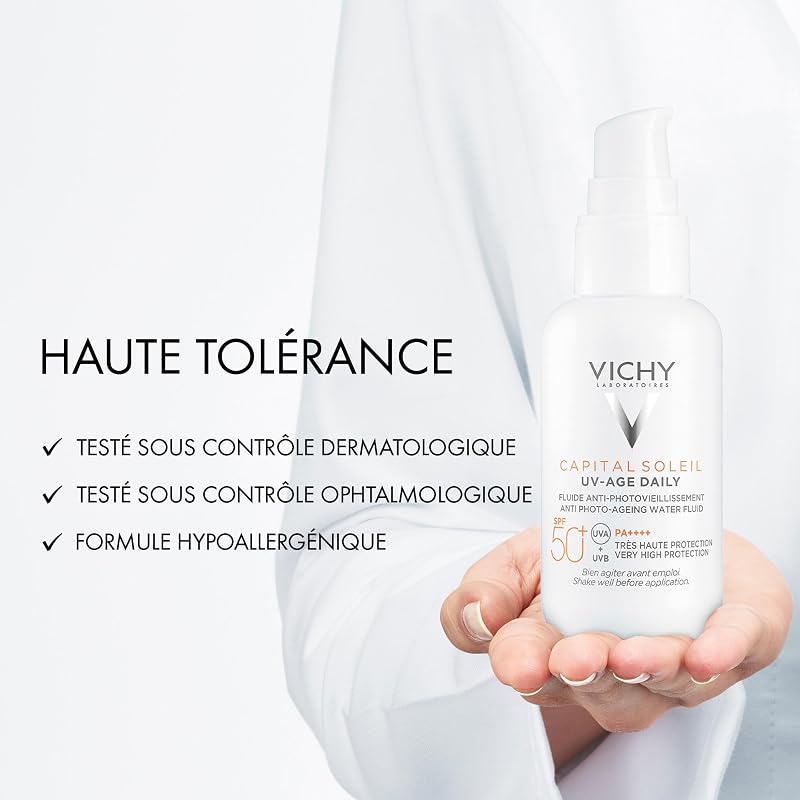 Capital Soleil Fluide Teinté SPF50+ Anti-Âge Peptides Niacinamide 40ml