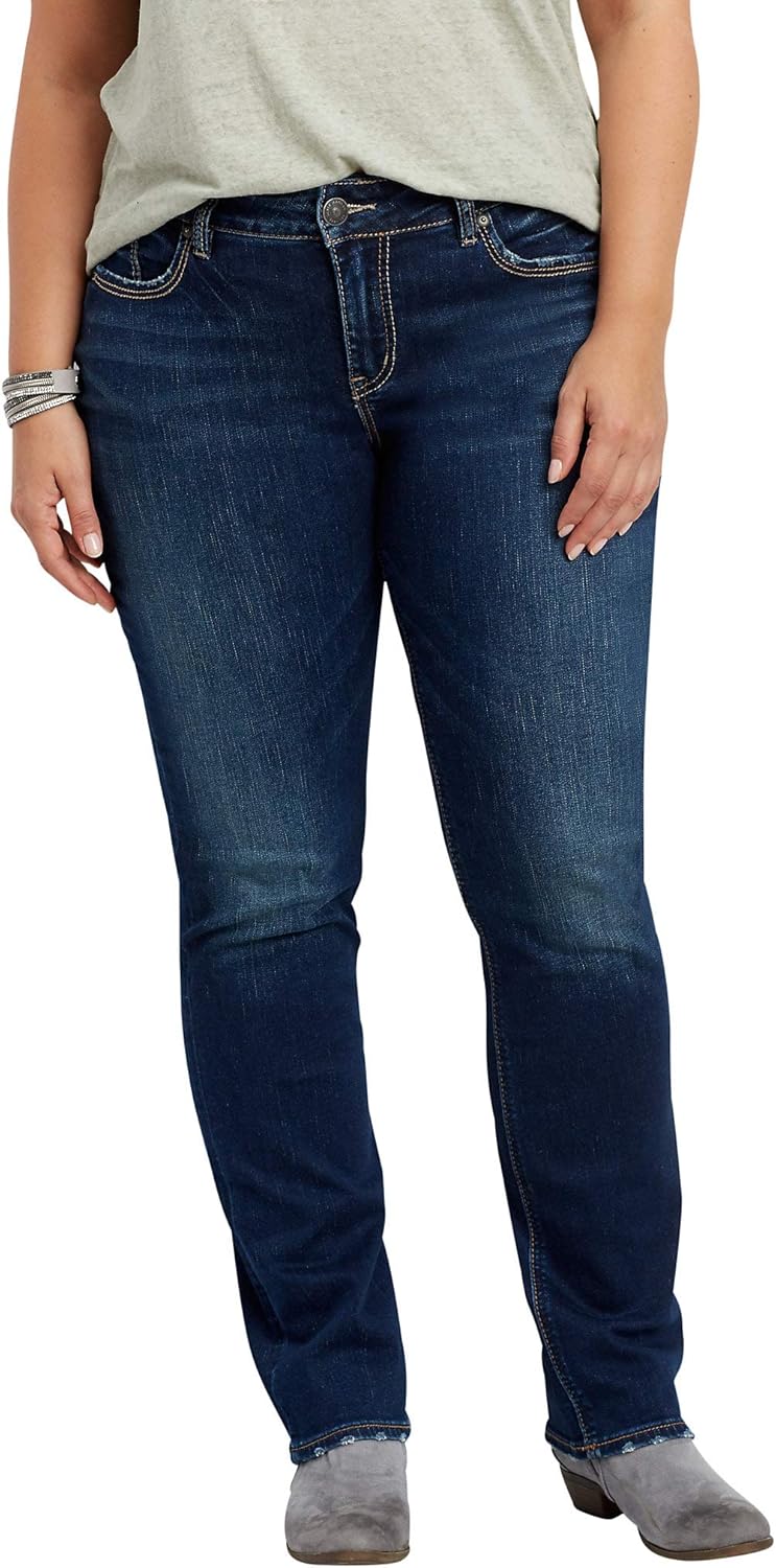 Silver Jeans Silver Jeans Co. Plus Size Suki Straight-Leg Jeans | Denim
