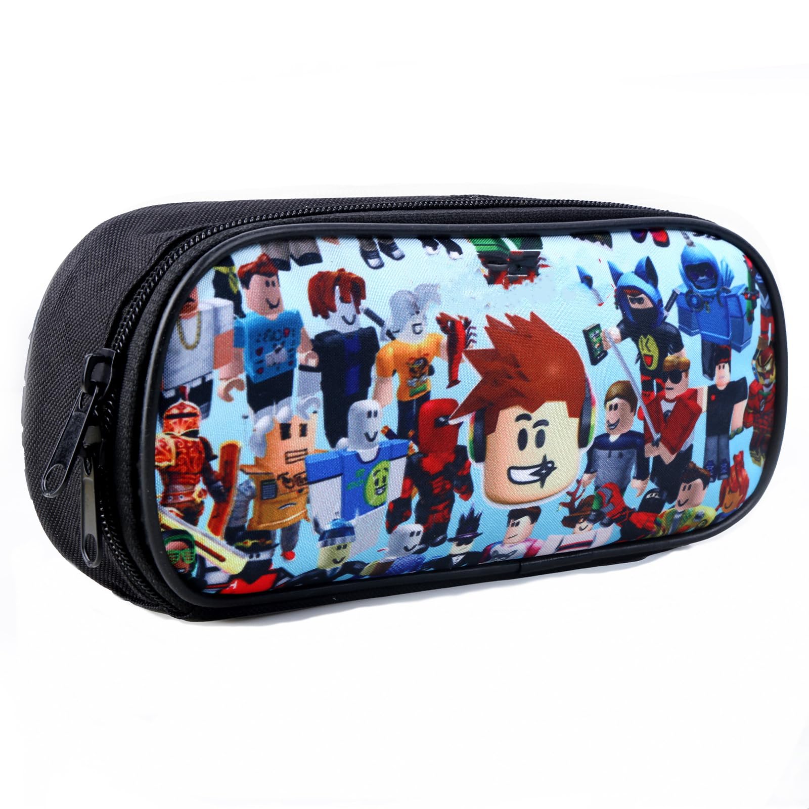 yumcute Pencil Case Large Capacity Pen Bag with Zipper Pencil Case School Supplies with Stationery School Supplies for Kids Teenage Gifts for Boys Girls (Double-Deck)